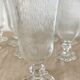 Vintage champagne flutes