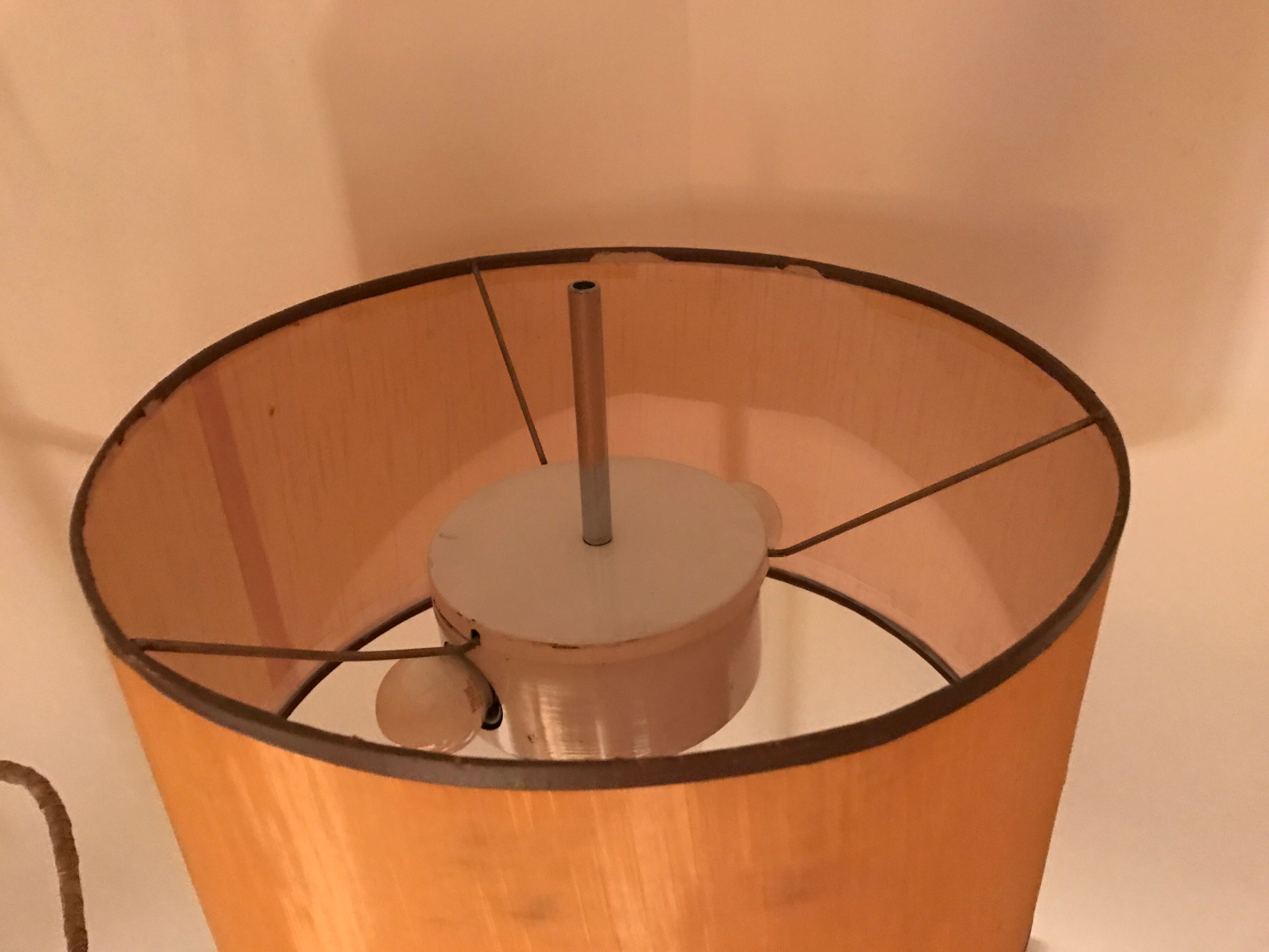 Lampe pied tulipe vintage années 70