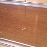 English secretary in old mahogany