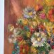 oil on canvas "Bouquet on orange background", signed