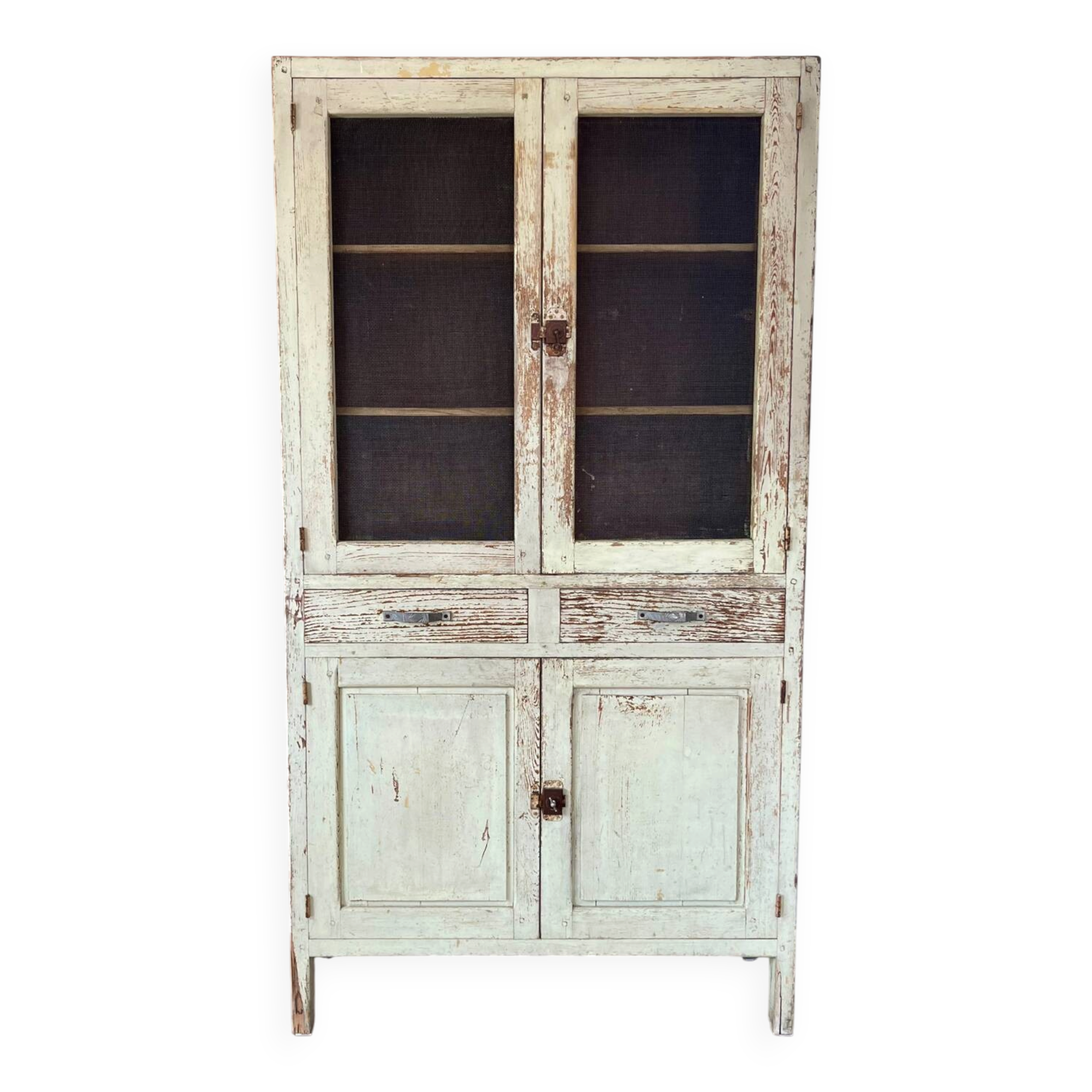 Buffet, dresser, pantry in patinated wood