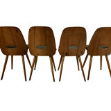 Dining chairs from tatra, 1960s, set of 4