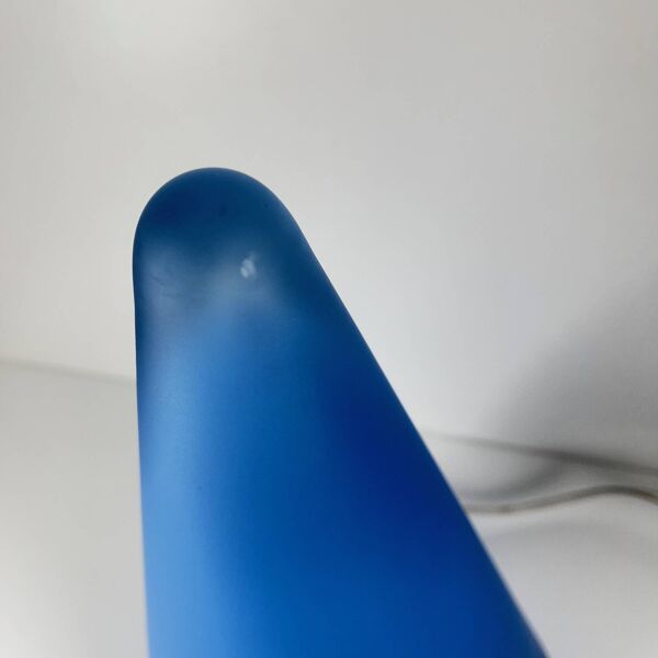 Lampe de table Teepee bleu XXL SCE Habitat, 1980-90
