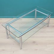 Table basse en verre, design danois, années 1970, production : Danemark