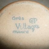Sucrier couvert en grès CNP Village France