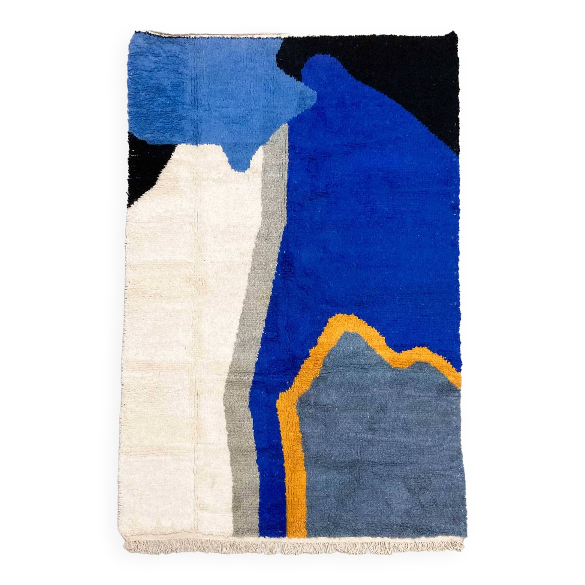 Colorful Moroccan Berber rug Boujaad 2.46x1.53m