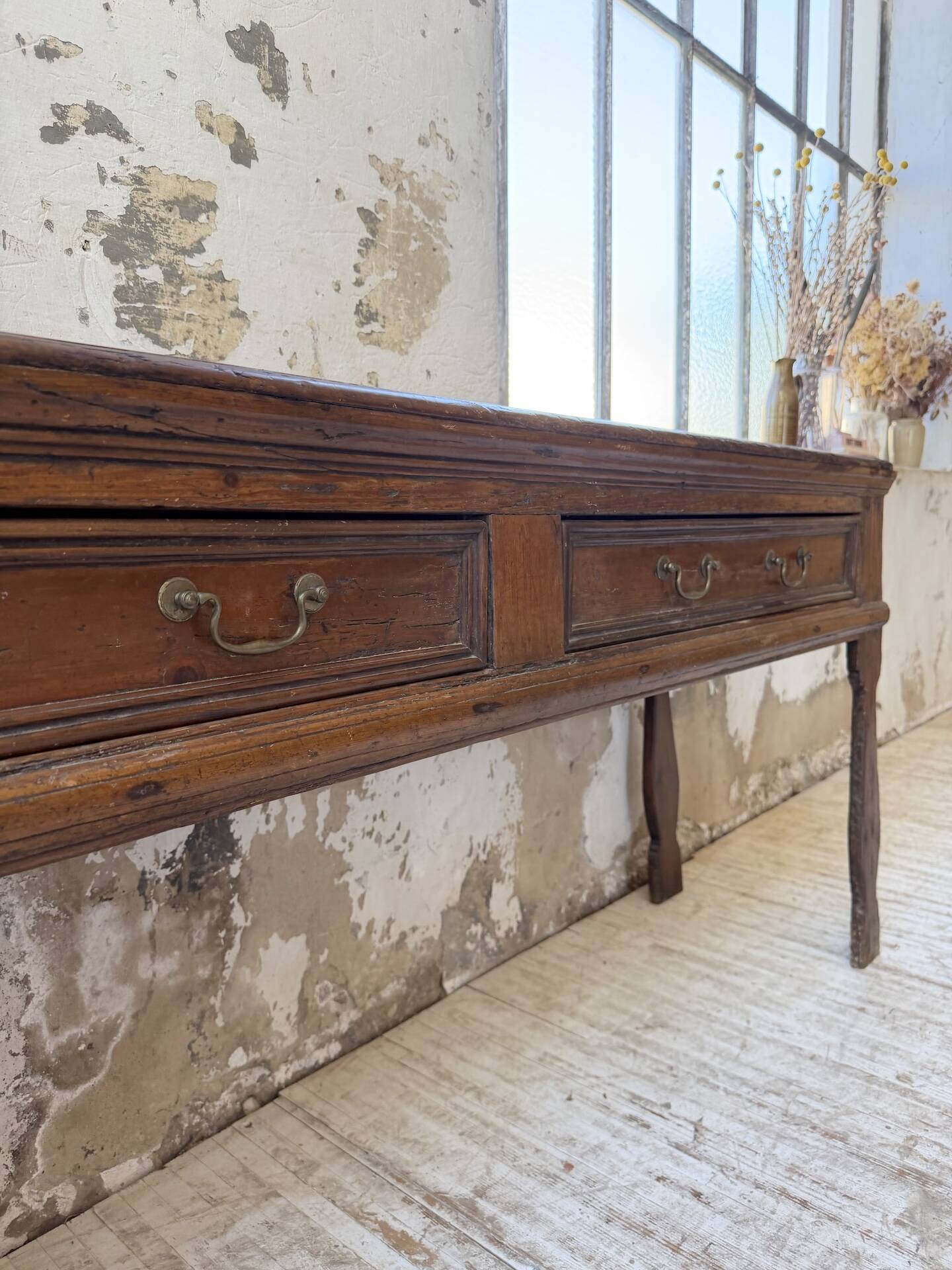 Console bois pin 1900