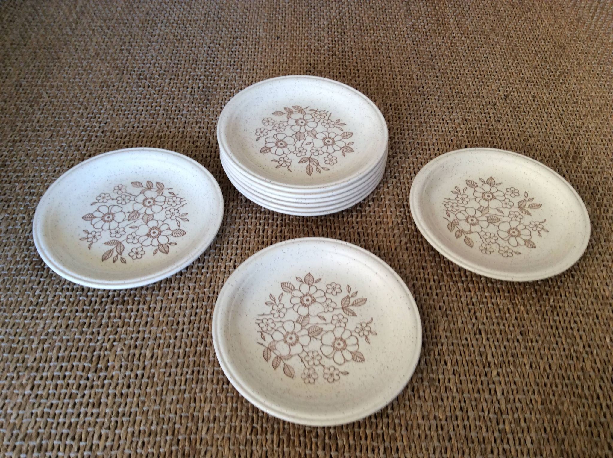 9 assiettes à dessert