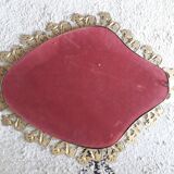 Miroir en metal doré 50x68cm