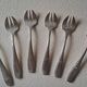 6 silver-plated oyster forks Joseph Buisson Orbrille