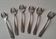 6 silver-plated oyster forks Joseph Buisson Orbrille