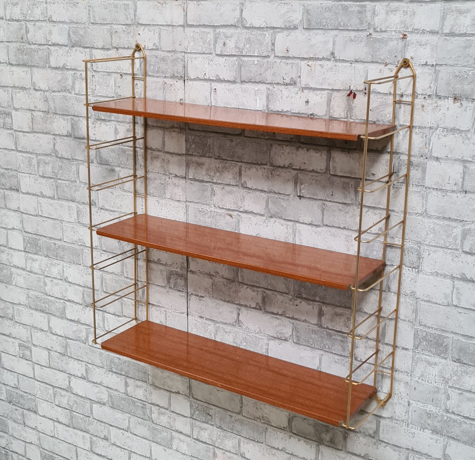 Vintage steel shelf 1960