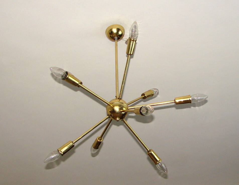 Mid century chandelier, 1970s
