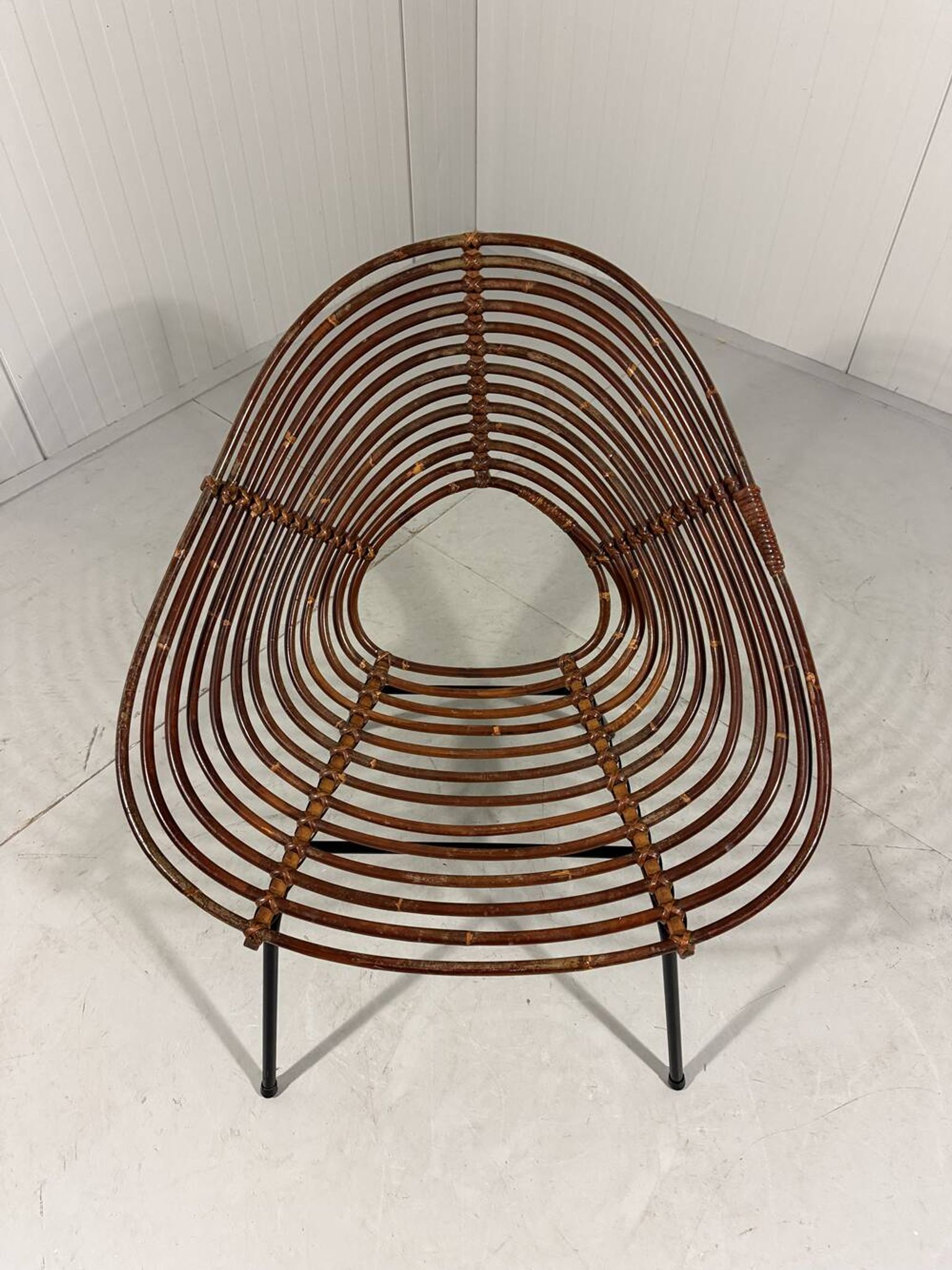 Rattan easy chairs by Rohé Noordwolde, Netherlands 1950-60’s