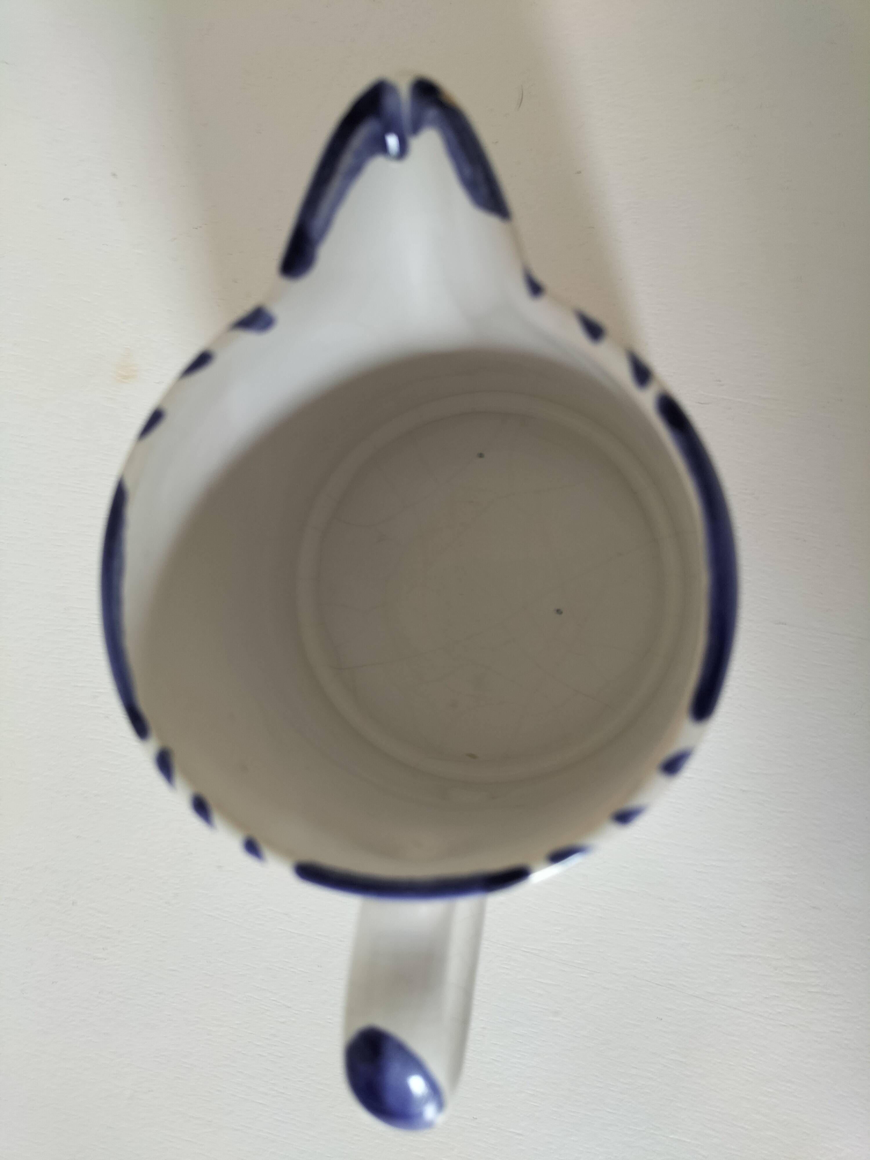 Breton milk jug - original signed painting