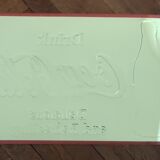 Vintage Coca Cola advertising plaque