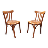 Pair of 60s bistro chairs