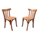 Paire de chaises bistrot années 60