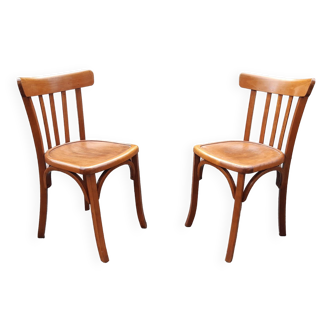 Pair of 60s bistro chairs