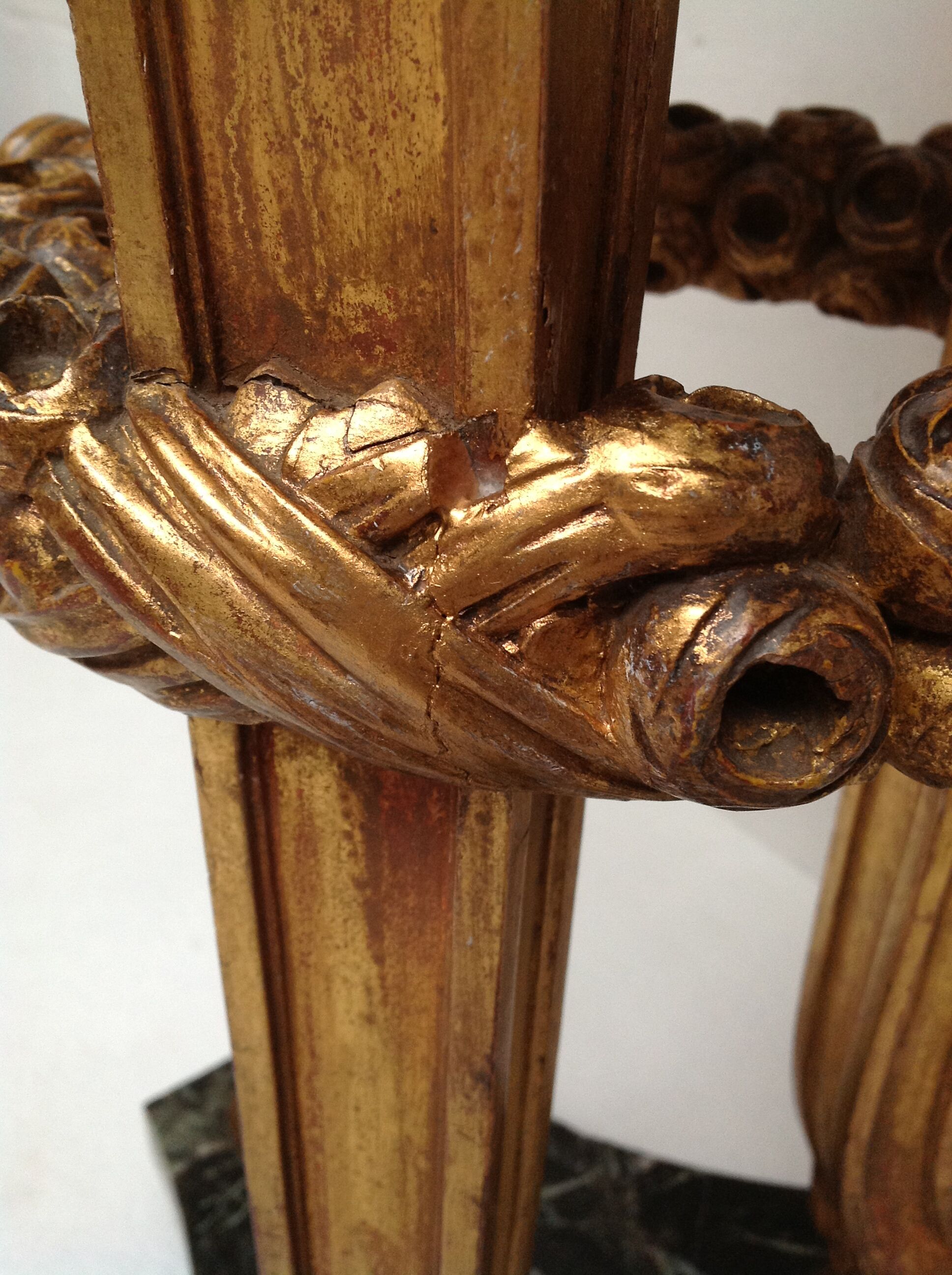 Wooden and marble saddler Napoleon III era