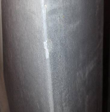 Pedestal / High side table in polished concrete – Unique artisan piece.