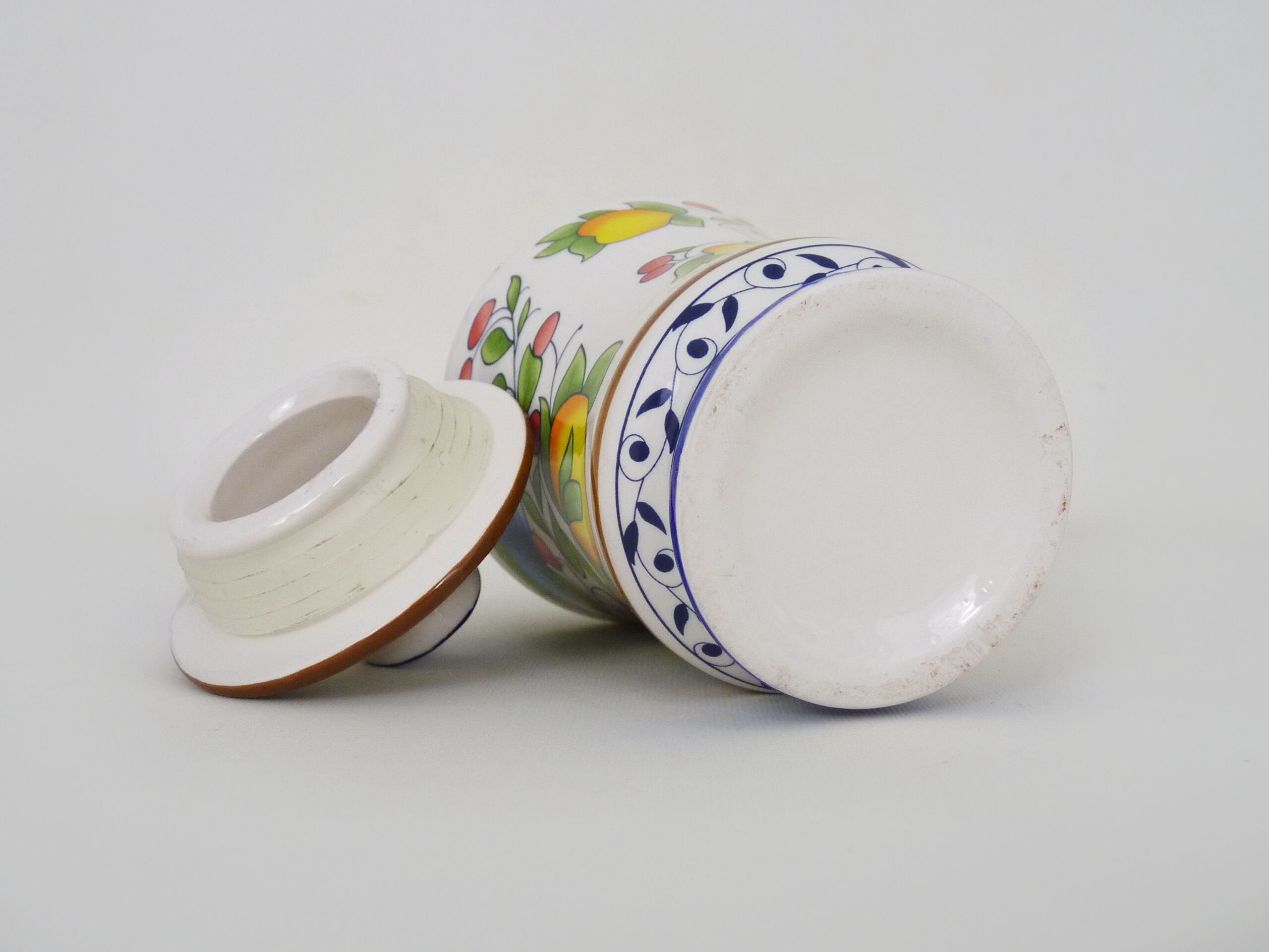 Ancien pot d'apothicaire, Anethum en céramique, année 70/80