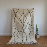 Tapis berbère beni ouarain 150x260cm