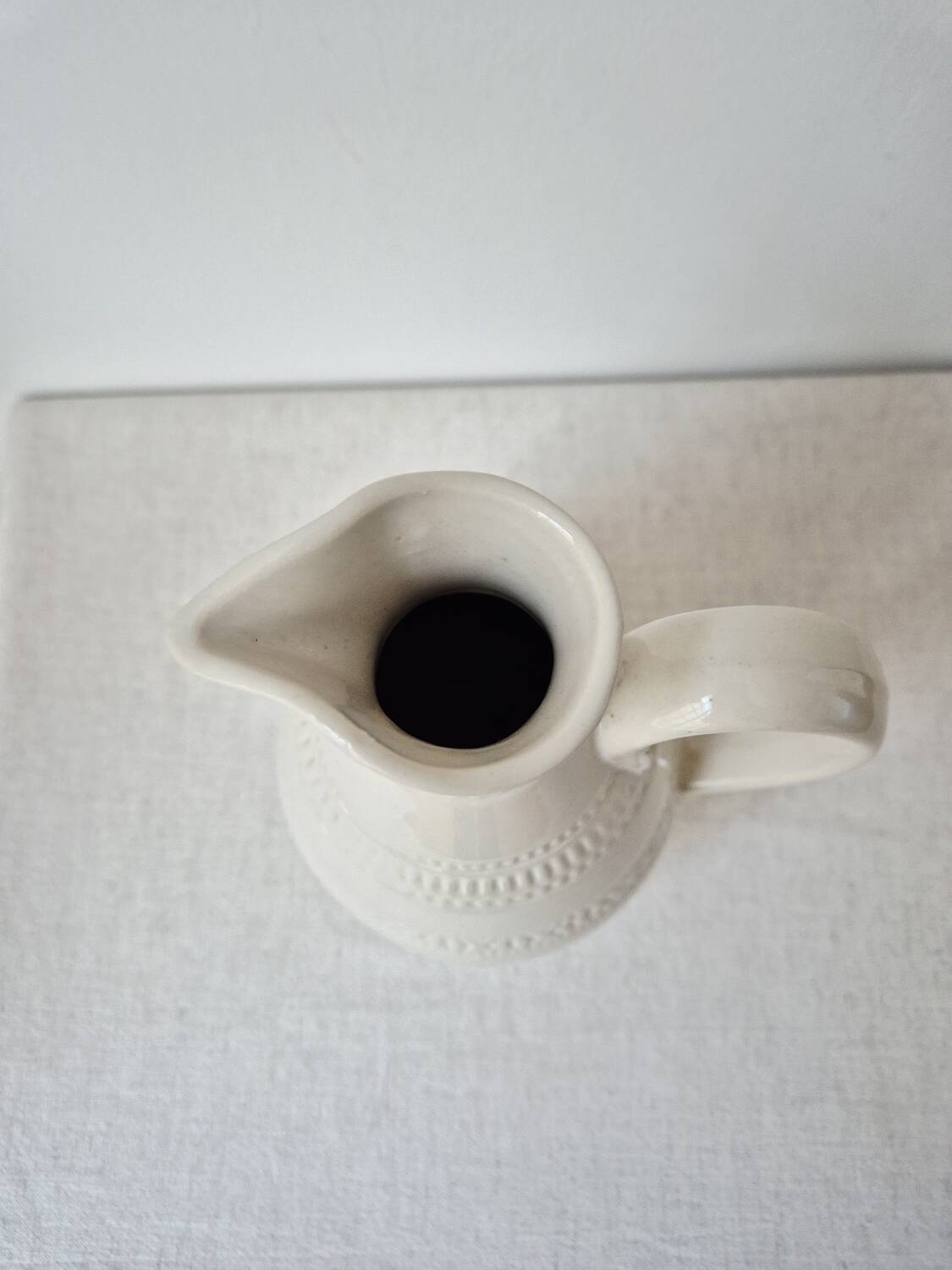 Stoneware Carafe/Vase '1970s "Grespots" - Digoin France Vintage