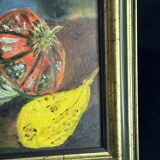 Modern School, 20th Century - Oil on canvas - Still life with fruit - 1999