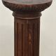 Fluted column in carved and molded wood - circa 1900
