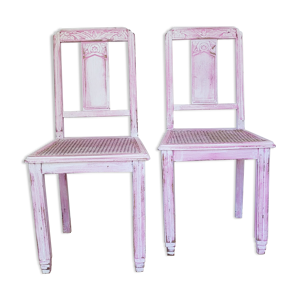 Lot de 2 chaises bois