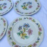 Ensemble de 6 assiettes plates Moulins des Loups