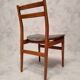 Suite de 6 chaises françaises - orme - ca 1960