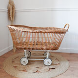 Rattan bassinet