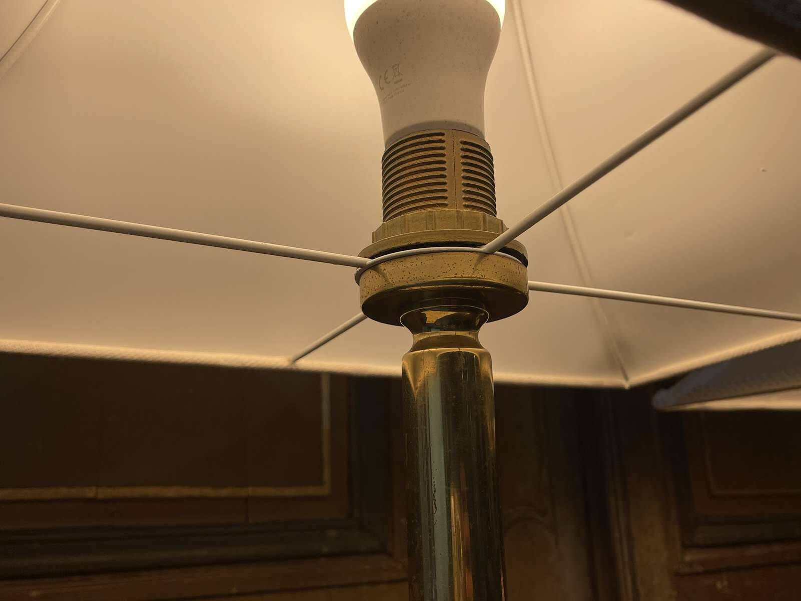 Pair of Italian lamps in travertine by Fratelli Mannelli