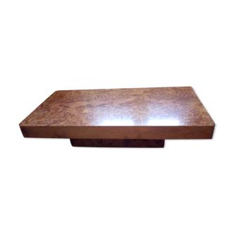 Table basse loupe d'orme
