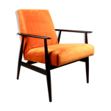 Vintage Fox orange easy chair, 1970s