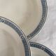 Lot of 5 hollow plates made of iron earth