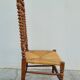 Napoléon III Period Nurse's Chair in Fruitwood