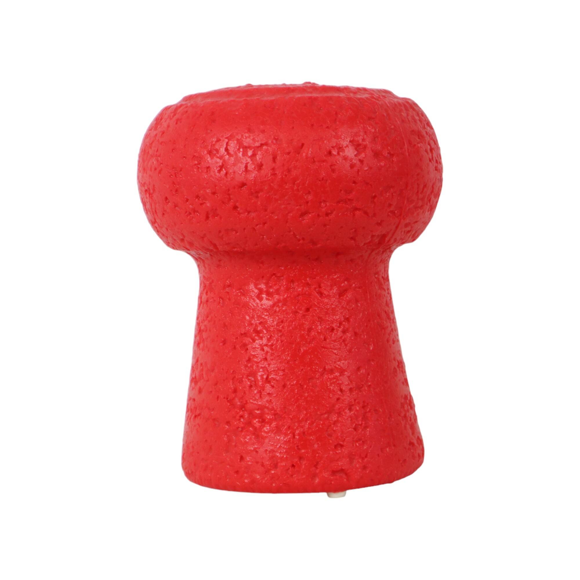 Italian Red Pop Art Design Table Lamp Petit Bouchon Pierfrancesco Arnone