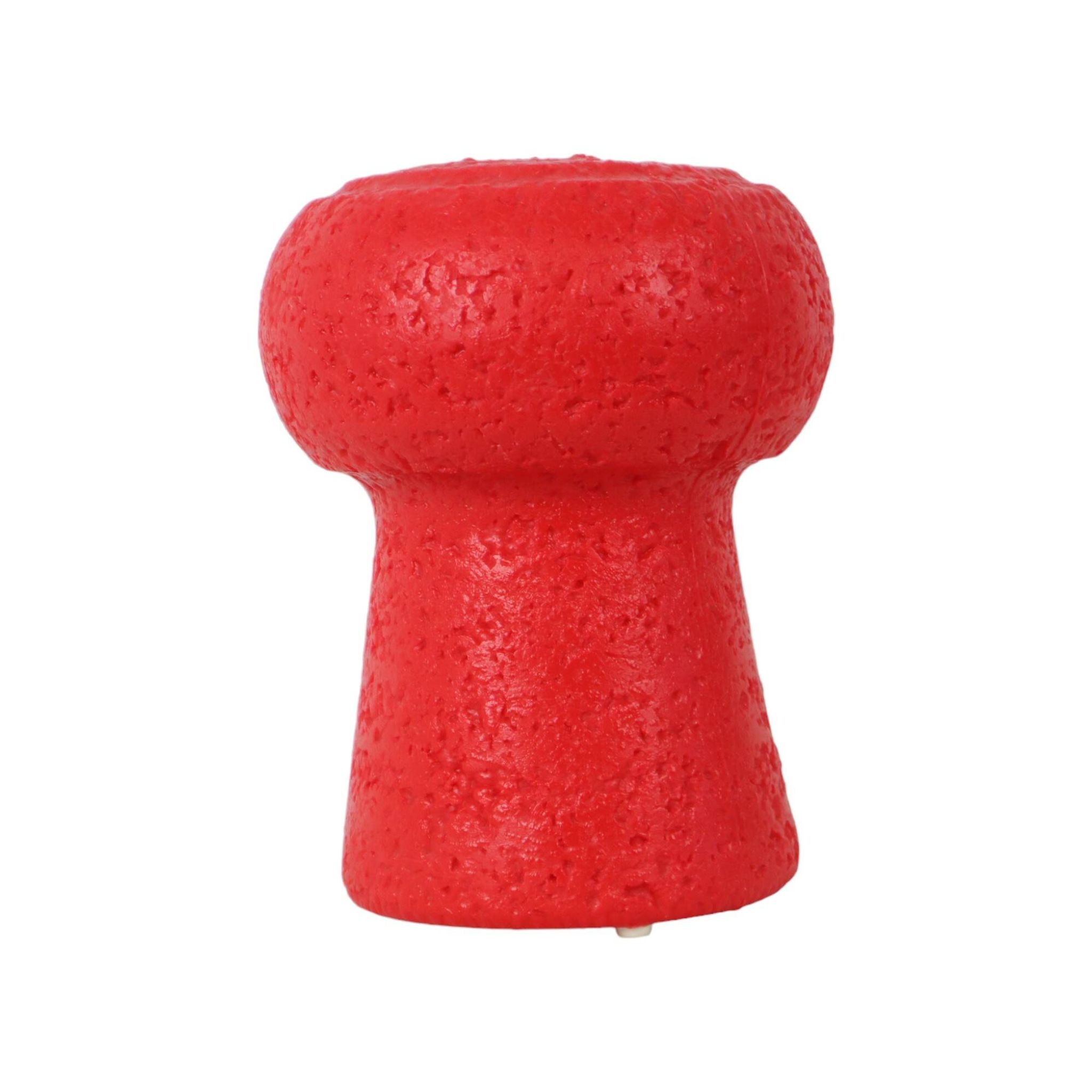 Italian Red Pop Art Design Table Lamp Petit Bouchon Pierfrancesco Arnone