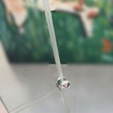 Large engraved mirror with antique cabochons