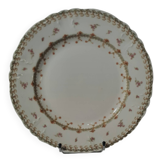 Hollow dish in Haviland porcelain and co stamp Bourgeois Paris