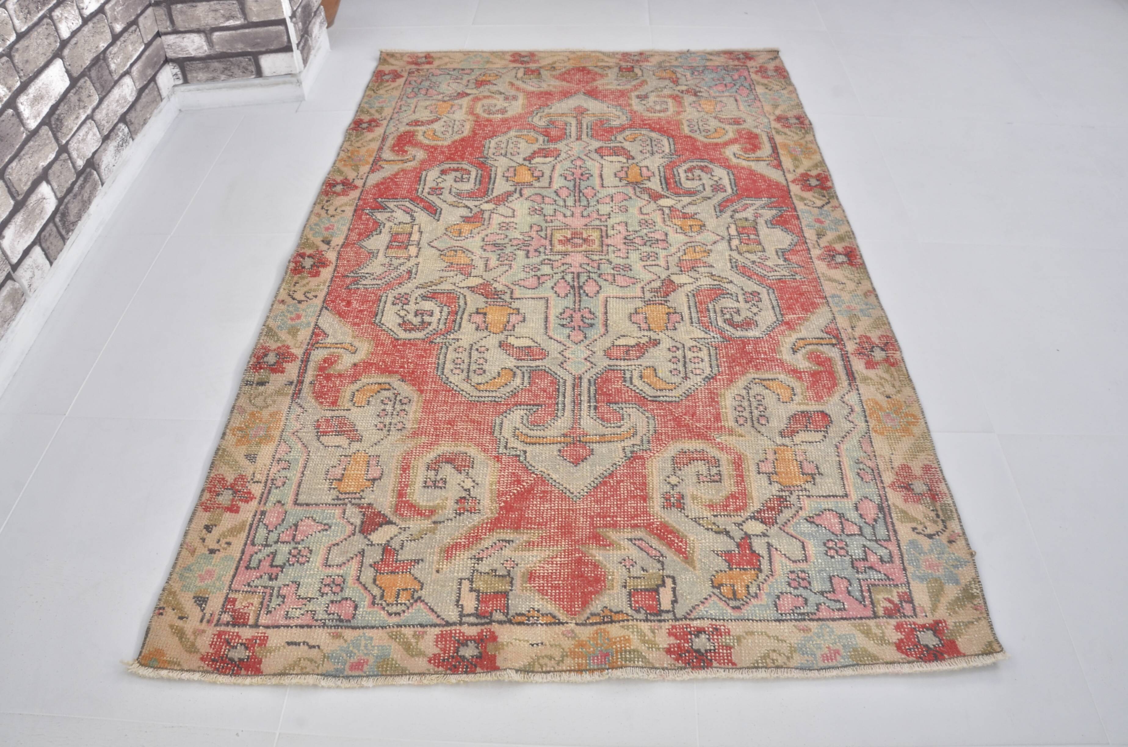 Bohemian Anatolian Turkish Wool Carpet sku 772