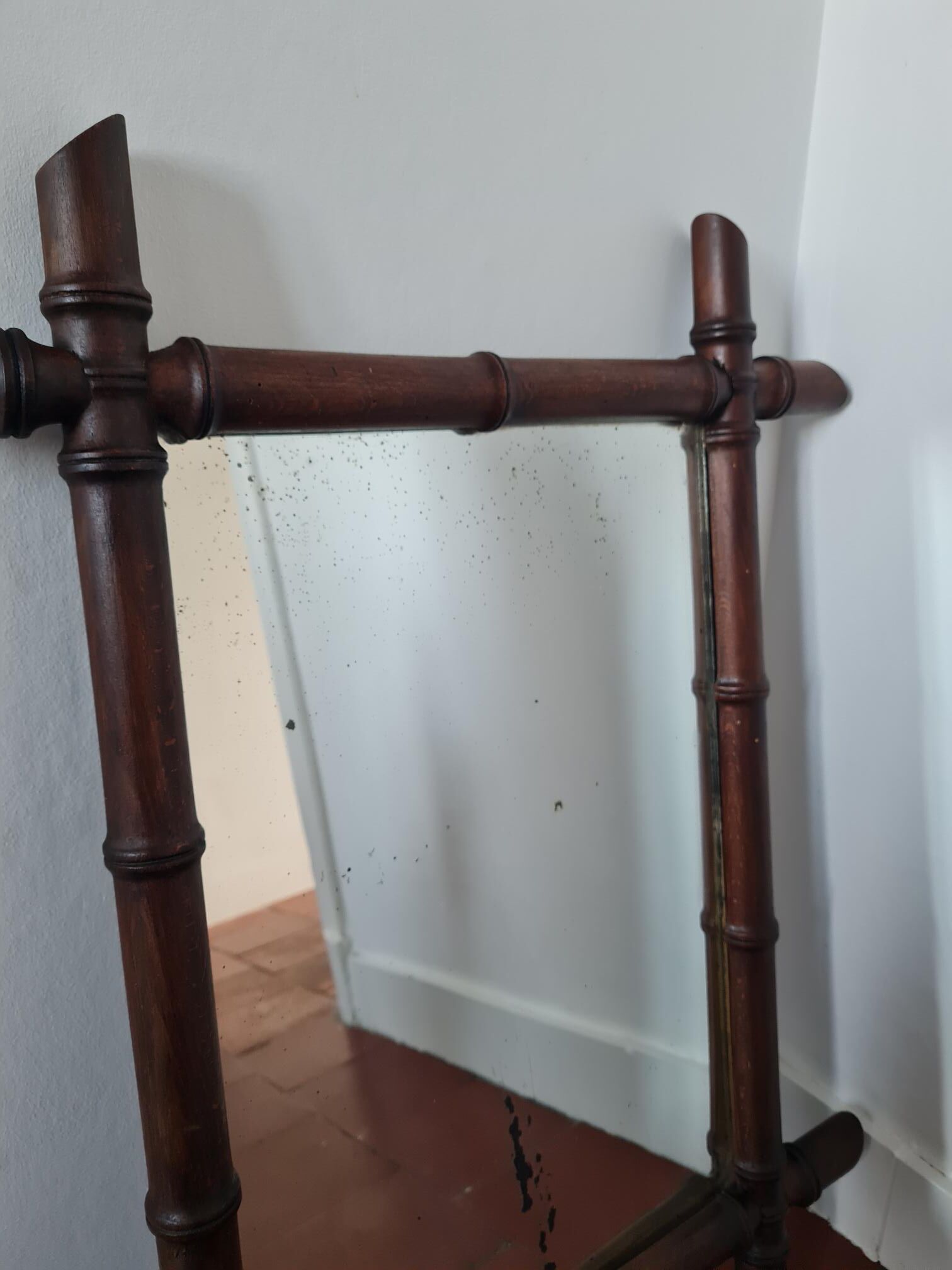 Bamboo mirror 63x48cm