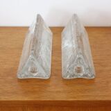 Pair of Scandinavian Iittala "Arkipelago" candlesticks by Timo Sarpaneva