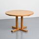Round dining table, Méribel France, around 1970.