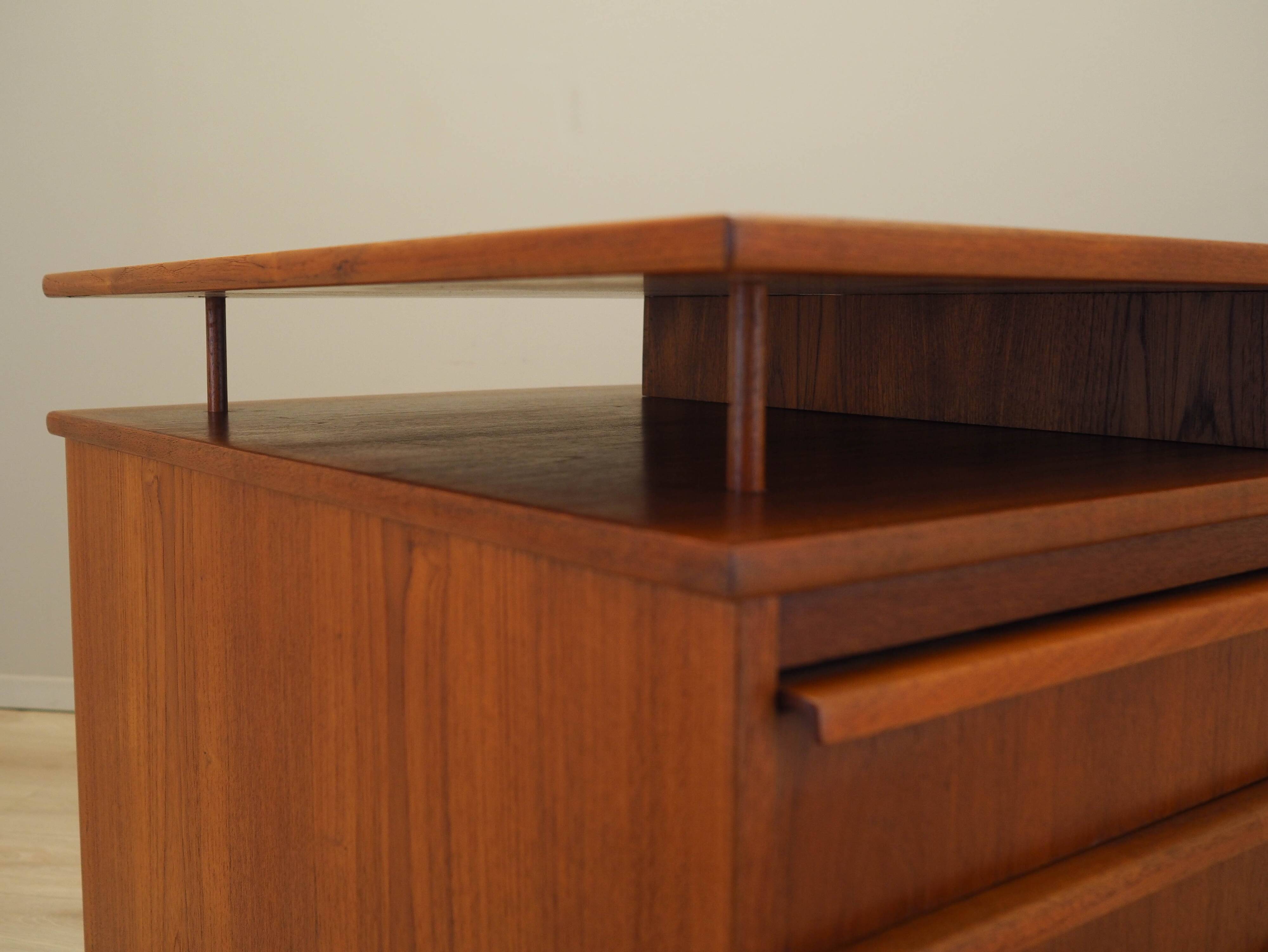 Teak desk, Danish design, 1970s, manufactured in Denmark