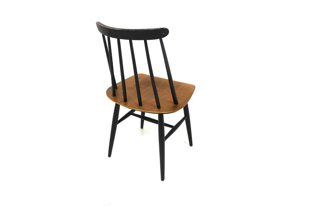 Set of 4 "Fanett" teak chairs by Ilmari Tapiovaara, Sweden, 1960