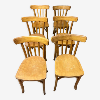 Lot de 6 chaises bistrot Luterma